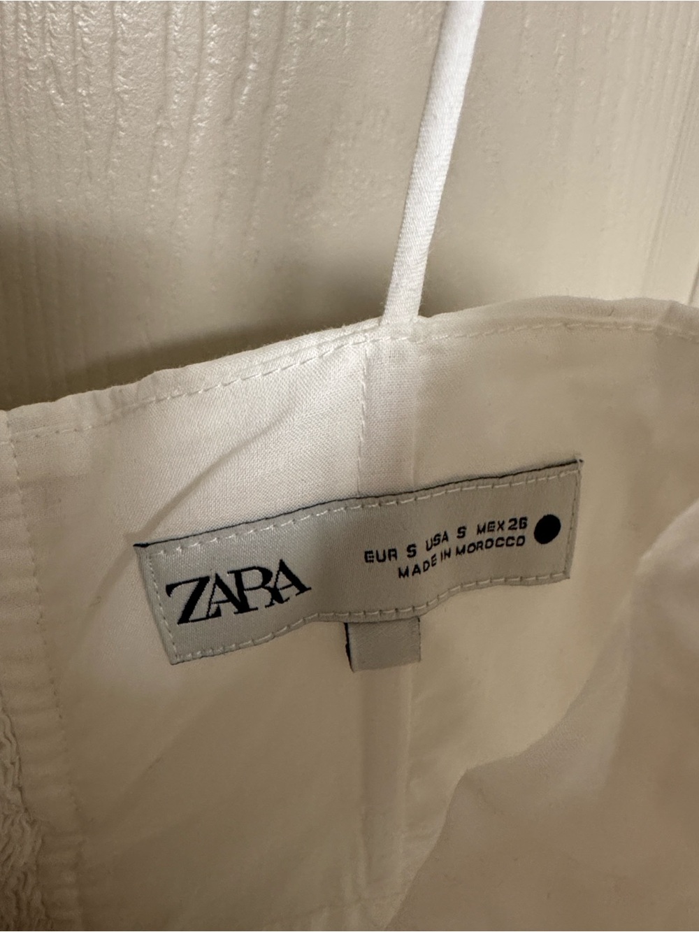 Zara | ZW Collection Ruffled Poplin Dress in Size Small - Picture 3 of 10